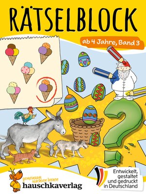 cover image of Rätselblock ab 4 Jahre--Band 3